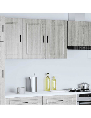 Pensile da Cucina Porto Grigio Sonoma in Legno Multistrato