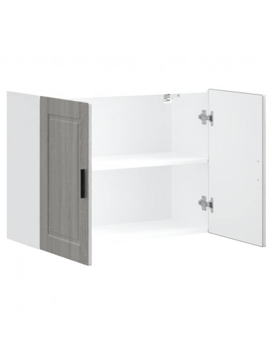 Pensile da Cucina Porto Grigio Sonoma in Legno Multistrato