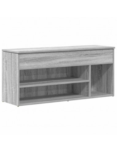 Scarpiera Grigio Sonoma 102x30,5x45 cm in Legno Multistrato