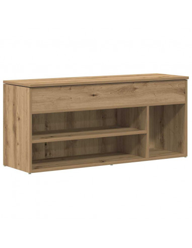 Scarpiera Rovere Artigianale 102x30,5x45 cm Legno Multistrato