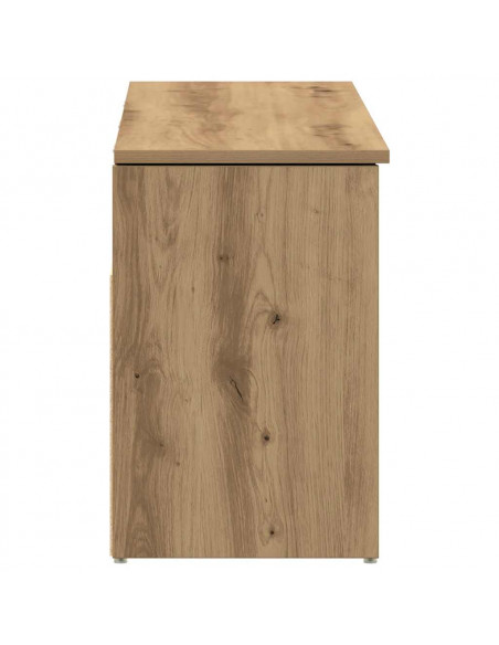 Scarpiera Rovere Artigianale 102x30,5x45 cm Legno Multistrato