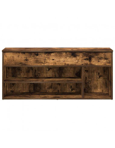Scarpiera Rovere Fumo 102x30,5x45 cm in Legno Multistrato