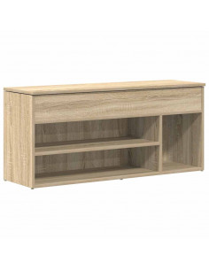 Scarpiera Rovere Sonoma 102x30,5x45 cm in Legno Multistrato 2