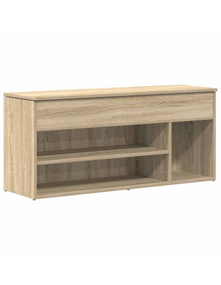 Scarpiera Rovere Sonoma 102x30,5x45 cm in Legno Multistrato
