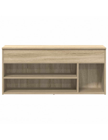 Scarpiera Rovere Sonoma 102x30,5x45 cm in Legno Multistrato
