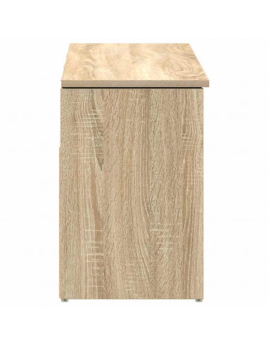 Scarpiera Rovere Sonoma 102x30,5x45 cm in Legno Multistrato