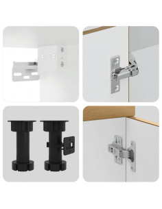 Set Mobili da Cucina 11 pz Kalmar Rovere Artigianale Truciolato 2