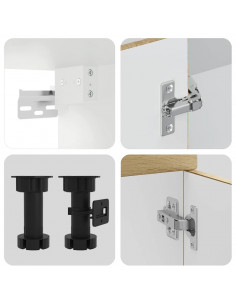 Set Mobili da Cucina 11 pz Kalmar Rovere Sonoma in Truciolato 2