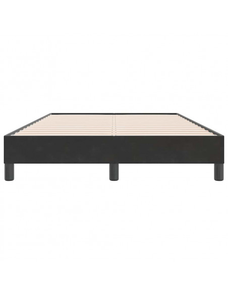 Giroletto senza Materasso Nero 120x220 cm Velluto