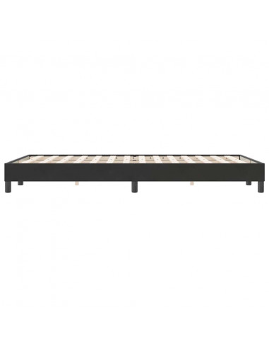 Giroletto senza Materasso Nero 120x220 cm Velluto