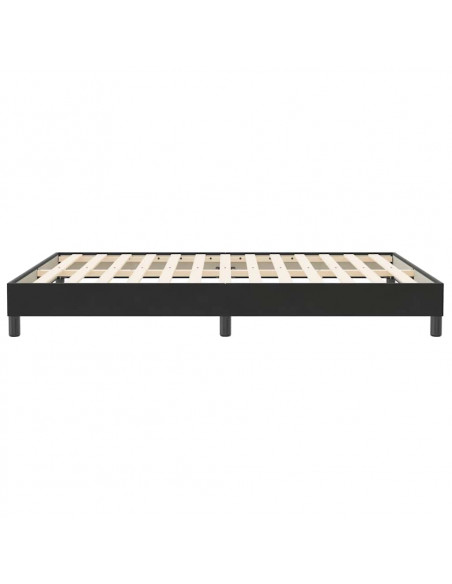 Giroletto senza Materasso Nero 140x210 cm Velluto