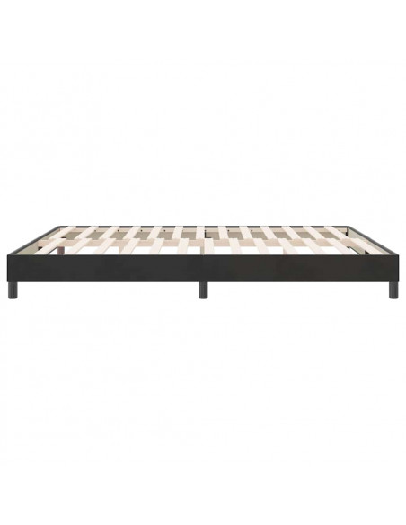 Giroletto senza Materasso Nero 180x210 cm in Velluto