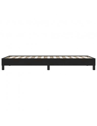 Giroletto senza Materasso Nero 80x220 cm in Velluto