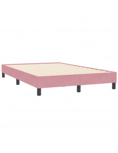 Giroletto senza Materasso Rosa 120x210 cm Velluto