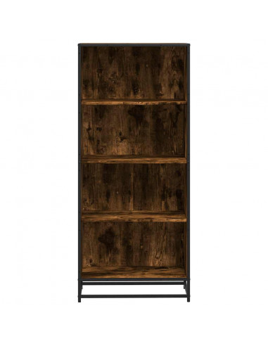 Libreria Rovere Fumo 60x35x139 cm in Truciolato