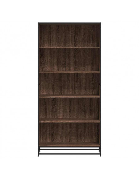 Libreria Rovere Marrone 80,5x35x170,5 cm in Truciolato