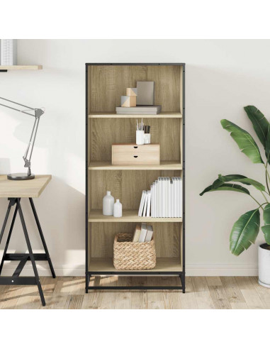 Libreria Rovere Sonoma 60x35x139 cm in Truciolato