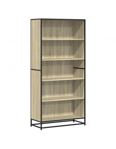 Libreria Rovere Sonoma 80,5x35x170,5 cm in Truciolato
