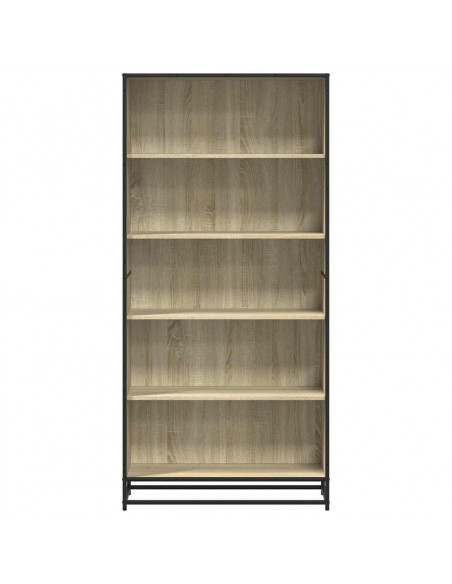 Libreria Rovere Sonoma 80,5x35x170,5 cm in Truciolato