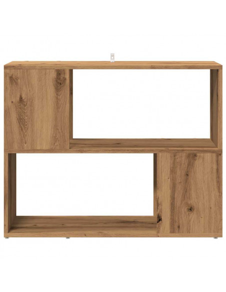 Libreria/Divisorio Rovere Artigianale 80x24x63 cm