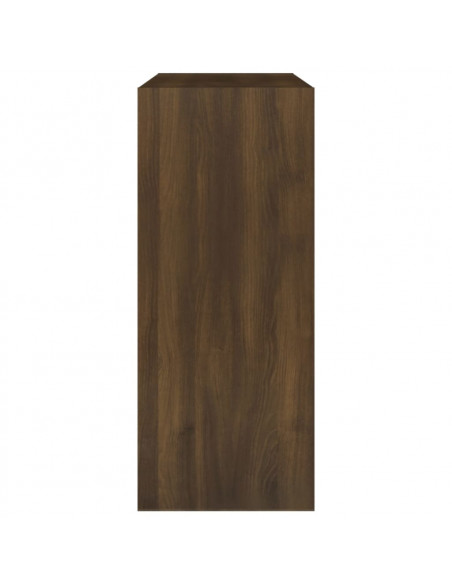 Libreria/Divisorio Rovere Marrone 80x30x72 cm
