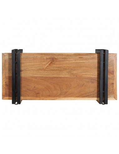 Mensola da Parete 70x33x35 cm Legno Massello di Acacia