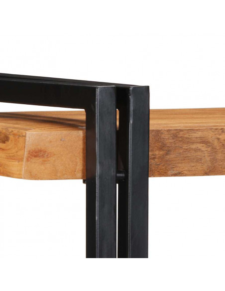 Mensola da Parete 70x33x35 cm Legno Massello di Acacia