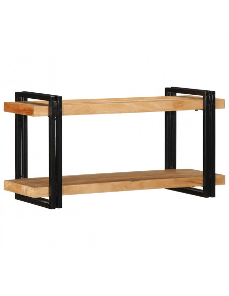 Mensola da Parete 90x33x45 cm Legno Massello di Acacia