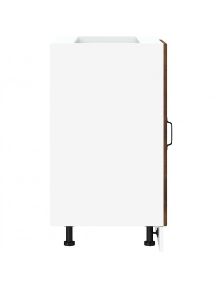 Mobile Base Lavello Lucca Rovere Fumo in Legno Multistrato