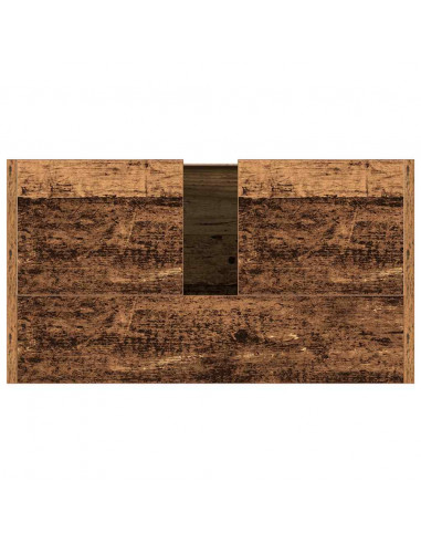 Mobile Lavabo Bagno Legno Antico 60x33x60 cm Legno Multistrato