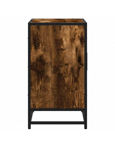 Mobile Lavabo Bagno Rovere Fumo 65x33x60 cm Legno Multistrato