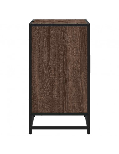 Mobile Lavabo Bagno Rovere Marrone 65x33x60cm Legno Multistrato