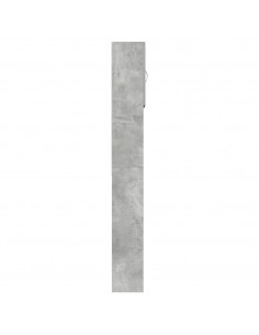 Mobile Lavatrice Grigio Cemento 64x24x190 cm Legno Multistrato 2