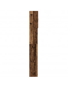 Mobile Lavatrice Legno Antico 64x24x190 cm in Legno Multistrato 2
