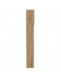 Mobile Lavatrice Rovere Artigianale 64x24x190 cm in Truciolato 2