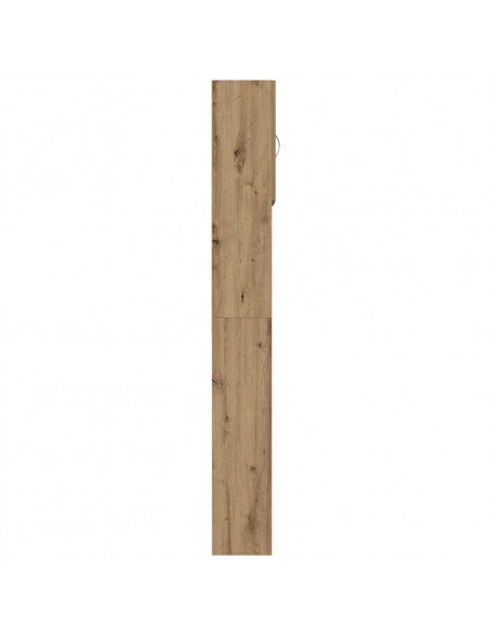 Mobile Lavatrice Rovere Artigianale 64x24x190 cm in Truciolato