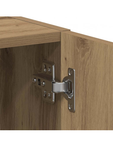 Mobile Lavatrice Rovere Artigianale 64x24x190 cm in Truciolato