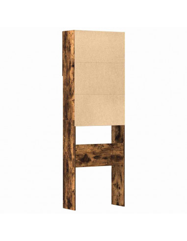 Mobile Lavatrice Rovere Fumo 64x24x190 cm Legno Multistrato