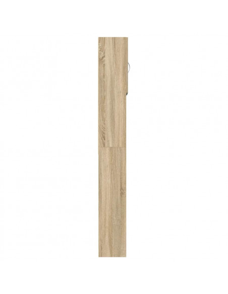 Mobile Lavatrice Rovere Sonoma 64x24x190 cm in Truciolato