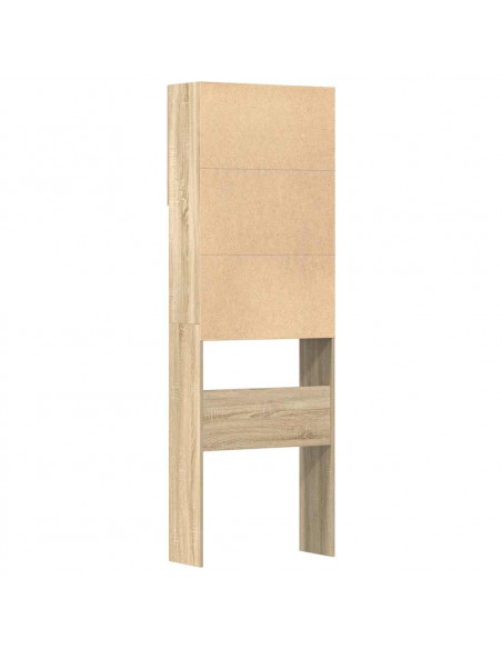 Mobile Lavatrice Rovere Sonoma 64x24x190 cm in Truciolato