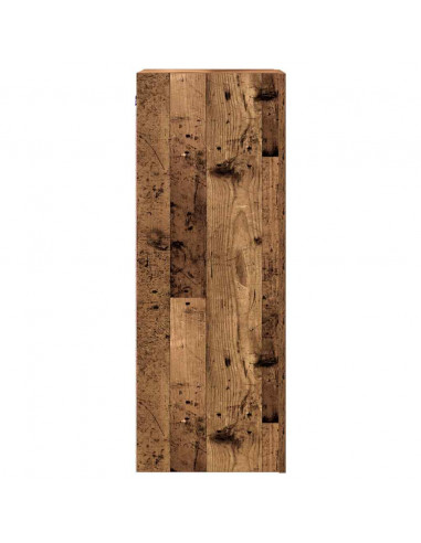 Mobili TV 2 pz Legno Antico 30,5x30x90 cm in Legno Multistrato