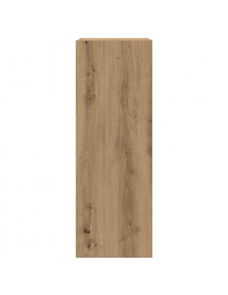 Mobili TV a Parete 3 pz Rovere Artigianale in Legno Multistrato