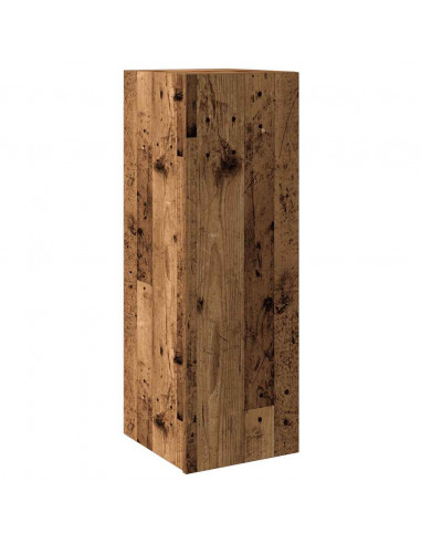 Mobili TV a Parete 6 pz Legno Vecchio Legno Multistrato