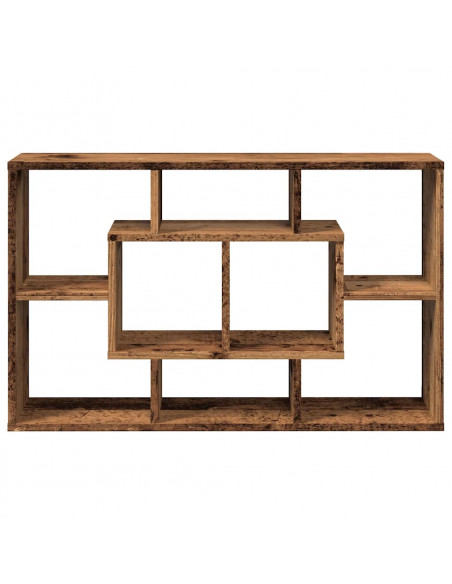 Scaffale a Parete Legno Antico 85x16x52,5 cm Legno Multistrato