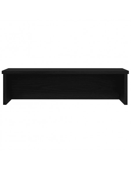 Scaffale da Cucina Impilabile Nera 50x15x16 cm in Truciolato