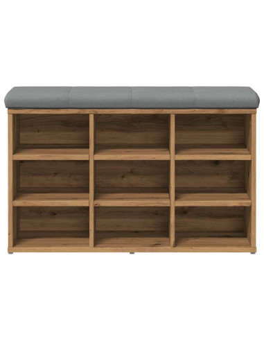 Scarpiera Rovere Artigianale 82x32x50 cm in Legno Multistrato