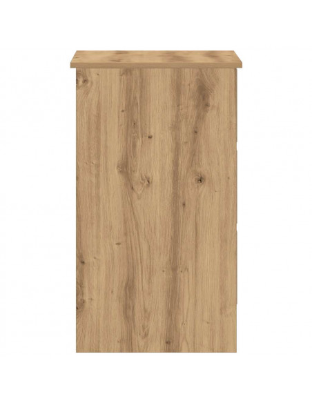 Scrivania Rovere Artigianale 90x45x76 cm in Legno Multistrato