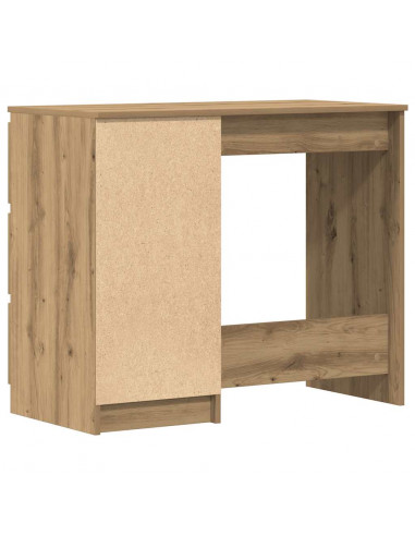 Scrivania Rovere Artigianale 90x45x76 cm in Legno Multistrato