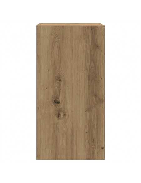 Set Mobile TV 5 pz Montato a Parete Rovere in Legno Multistrato