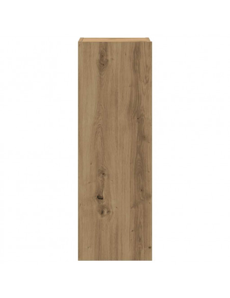 Set Mobile TV 5 pz Montato a Parete Rovere in Legno Multistrato